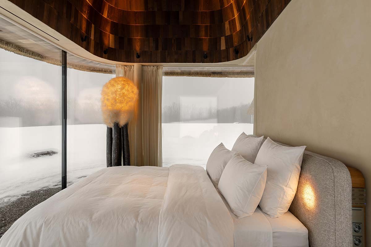 YOD Group embraces sculptural serenity for contemporary Guesthouses in central Ukraine