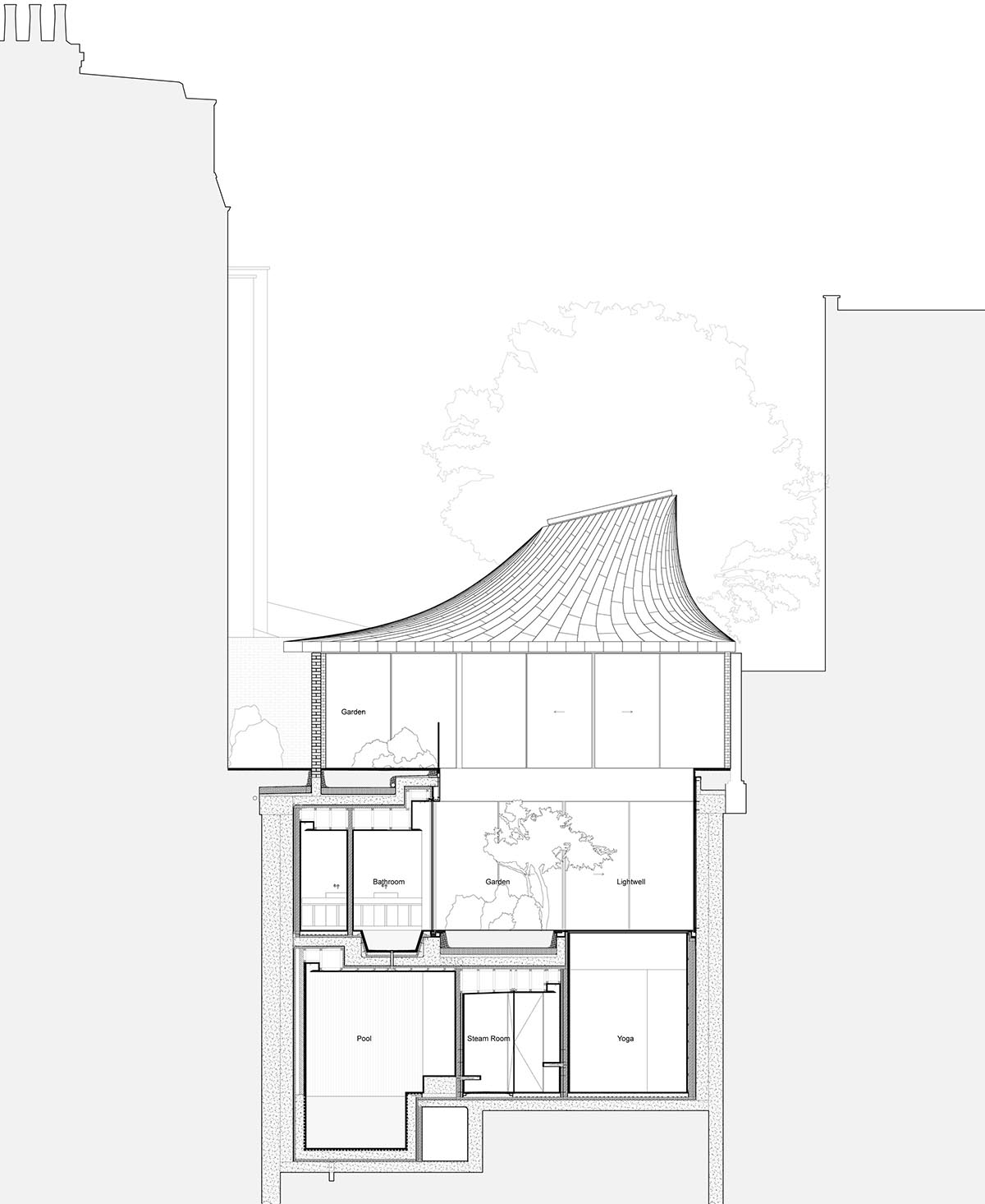 Gianni Botsford Architects transforms dilapidated bungalow with a giant copper clad roof in London