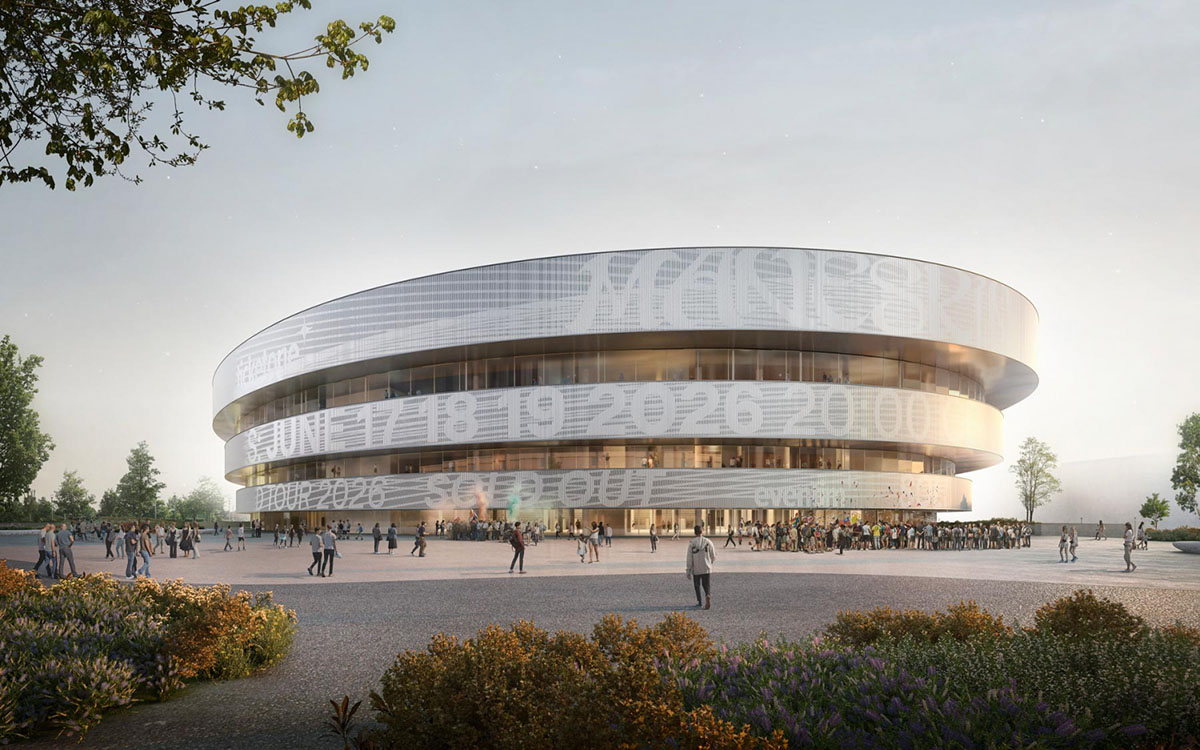 David Chipperfield Architects and Arup reveal Santa Giulia arena for 2026 Winter Olympic Games