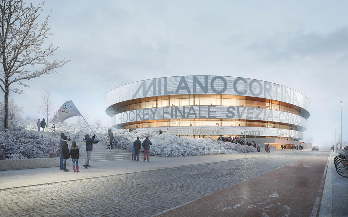 David Chipperfield Architects and Arup reveal Santa Giulia arena for 2026 Winter Olympic Games
