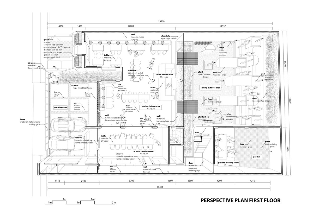 RAD+ar redesigns old vernacular building with tropical architecture as its main office in Jakarta
