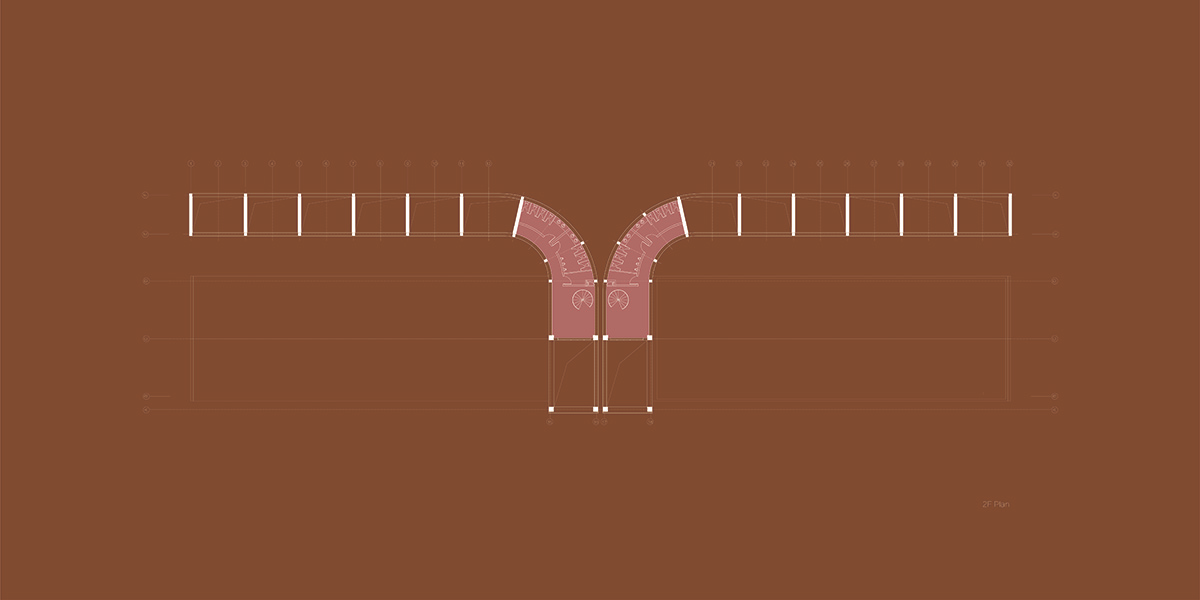 Roarc Renew repurposes old granaries as an art centre with flowing brick corridors in Jiaxing, China