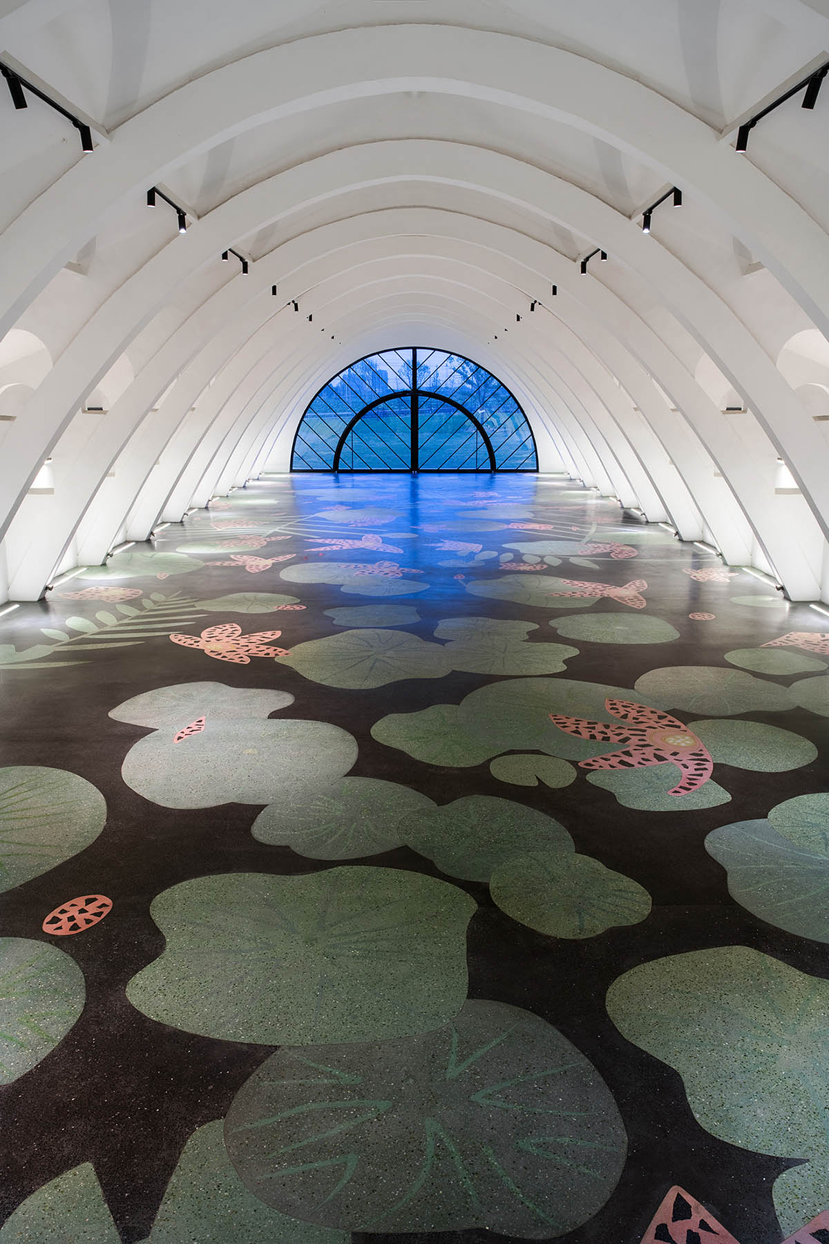 Roarc Renew repurposes old granaries as an art centre with flowing brick corridors in Jiaxing, China