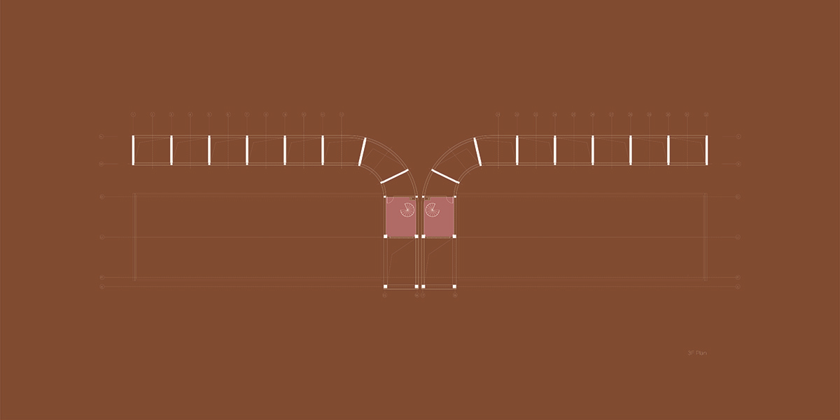 Roarc Renew repurposes old granaries as an art centre with flowing brick corridors in Jiaxing, China