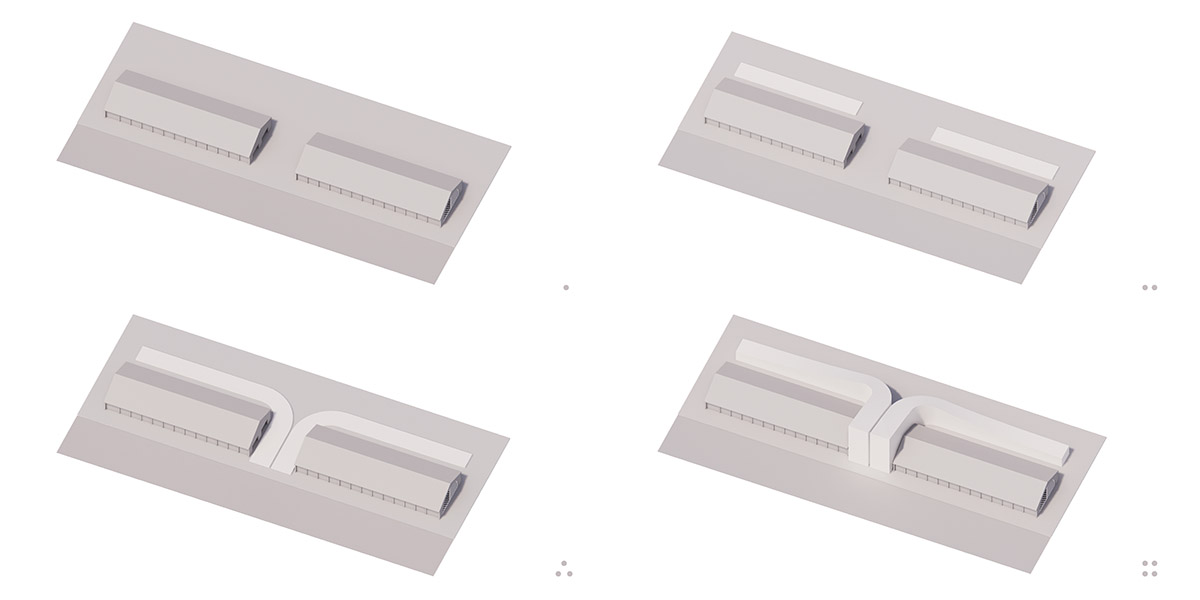 Roarc Renew repurposes old granaries as an art centre with flowing brick corridors in Jiaxing, China