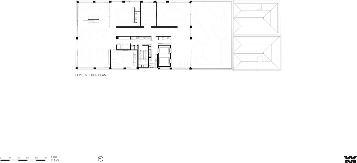 Piccolo House by Wood Marsh features coloured reflective glass elements in South Melbourne