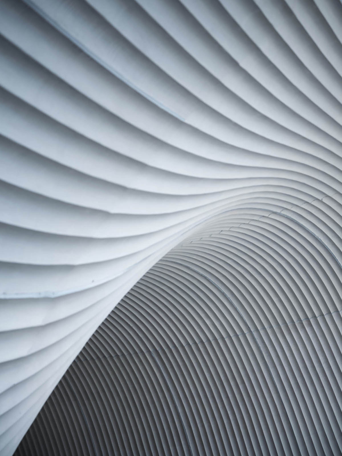 Community Center in Xi&rsquo;an is raised on sculptural base that features a rippling effect