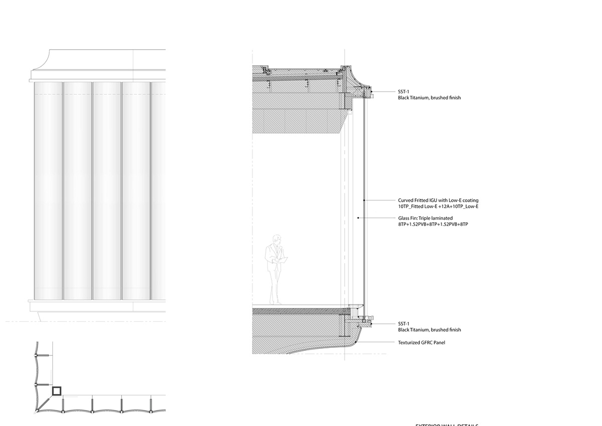 Community Center in Xi&rsquo;an is raised on sculptural base that features a rippling effect