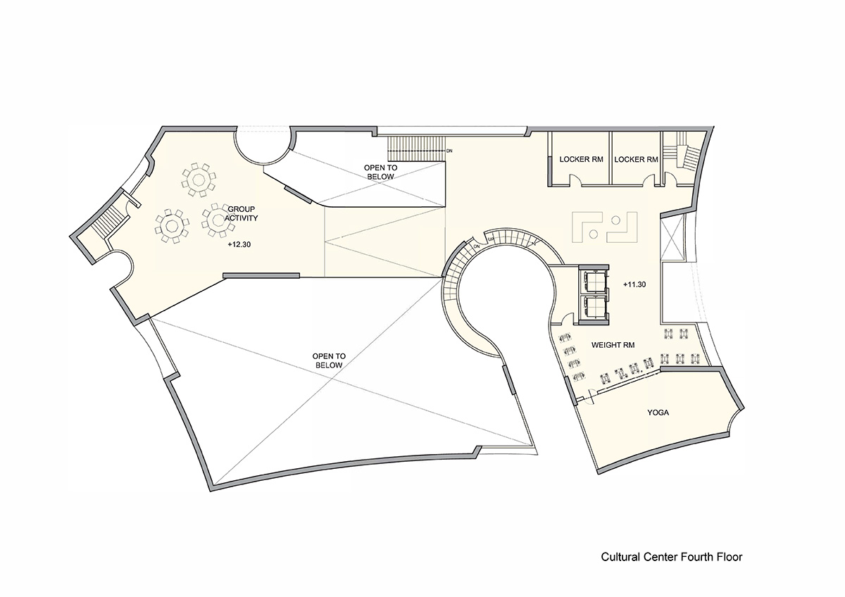 Steven Holl Architects’ Cultural and Health Center made of white porous concrete gets approval