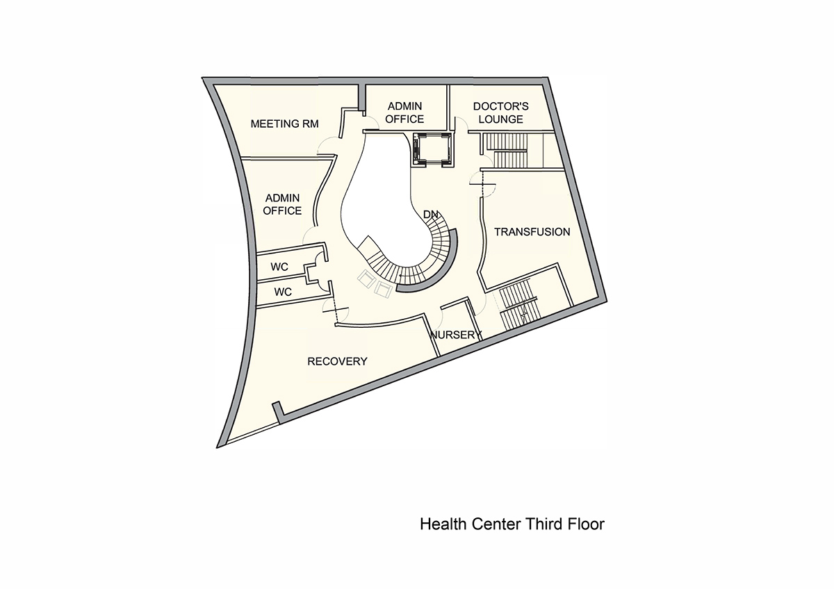 Steven Holl Architects’ Cultural and Health Center made of white porous concrete gets approval