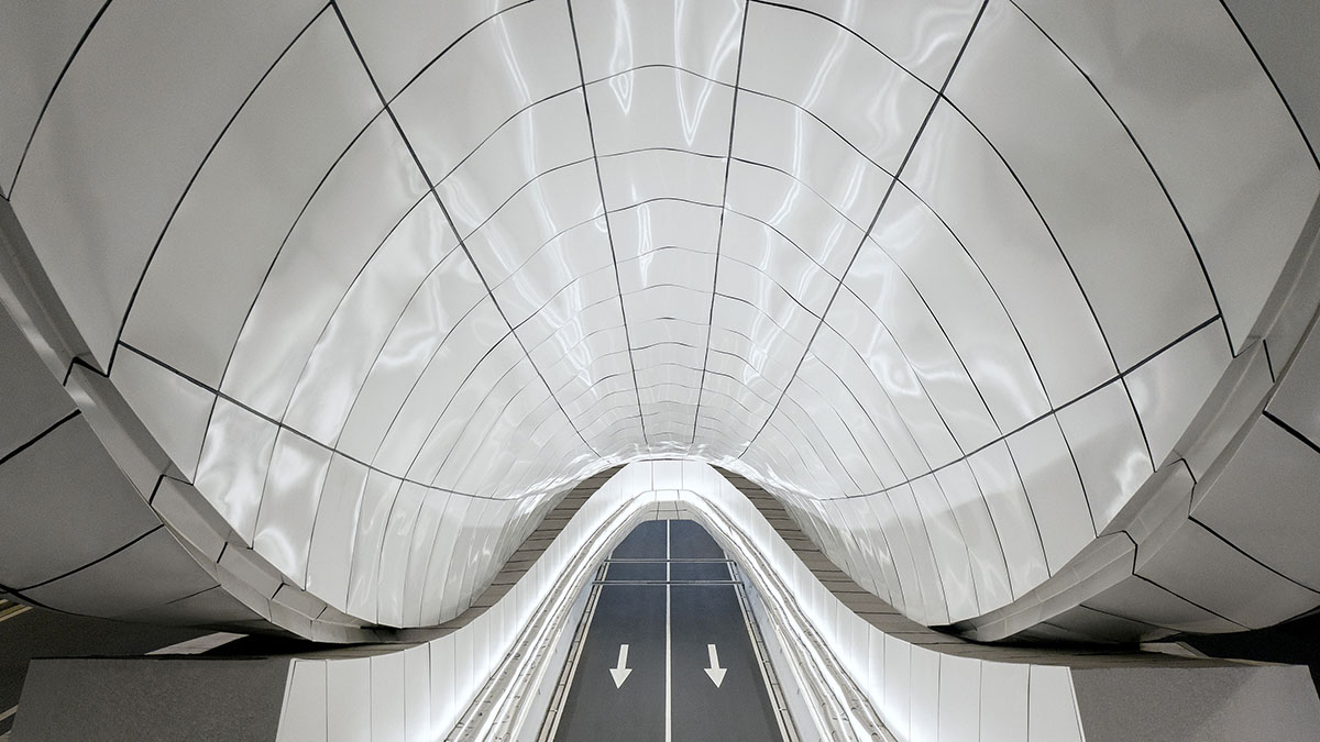 Penda China completes madeleine-shaped portal for Haikou Wenming East Road Tunnel in China