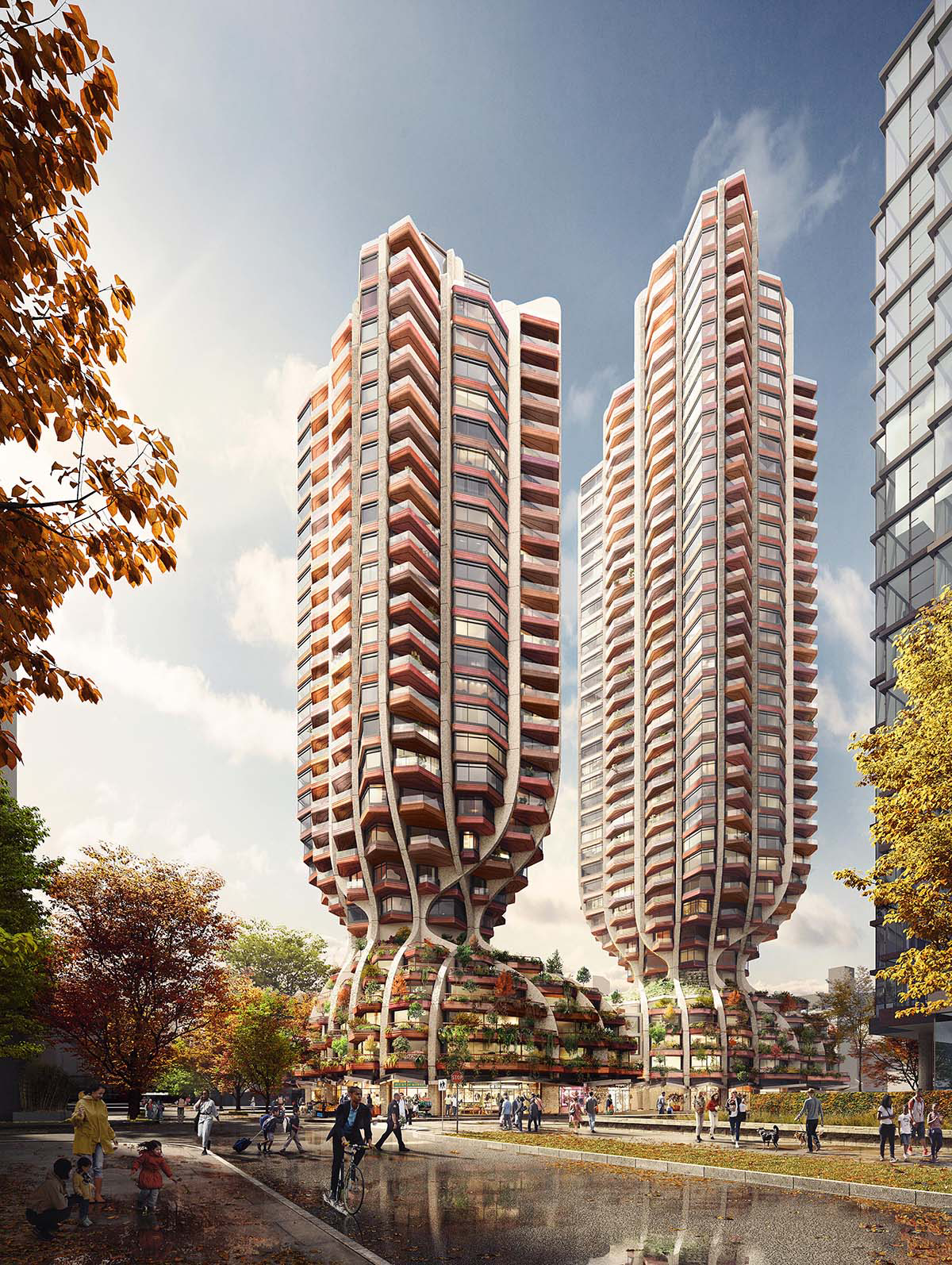 Heatherwick Studio unveils design for new residential towers in Vancouver
