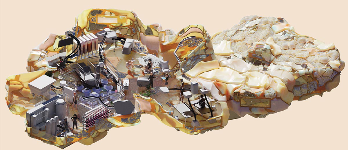 Superficium Studio proposes modifiable Biohacker&rsquo;s Residence in Utah's redrock desert landscape