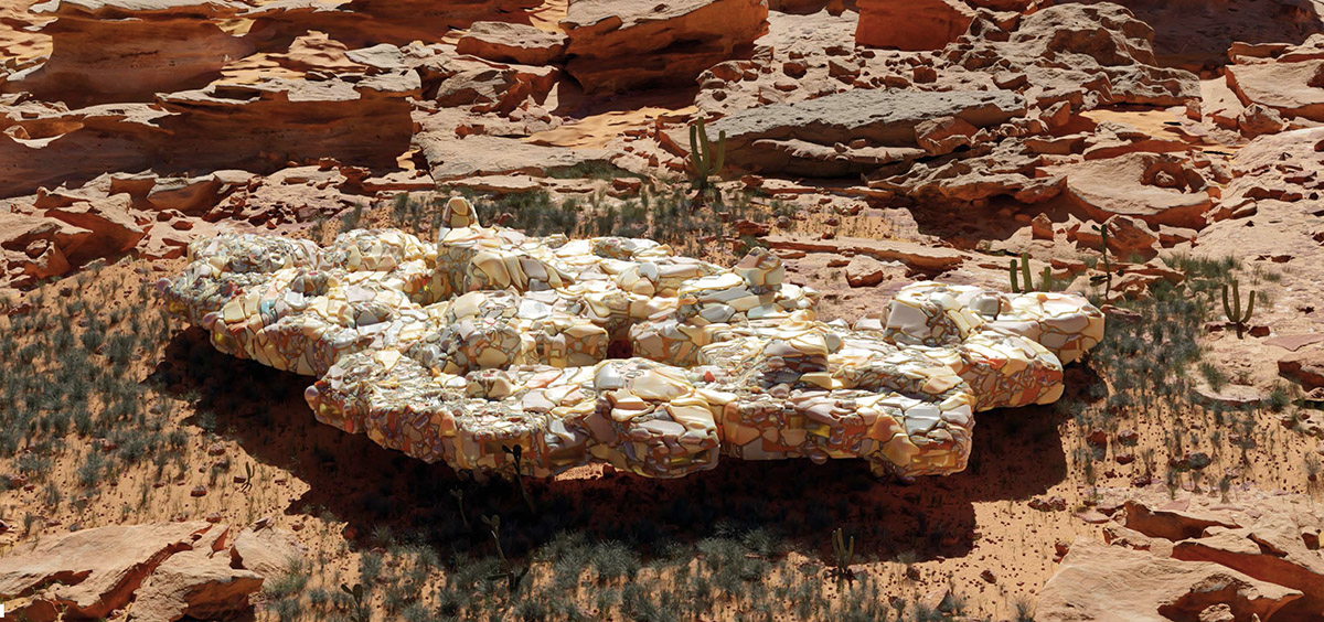 Superficium Studio proposes modifiable Biohacker&rsquo;s Residence in Utah's redrock desert landscape