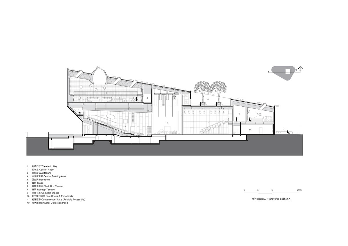 OPEN Architecture designed Pinghe Bibliotheater in