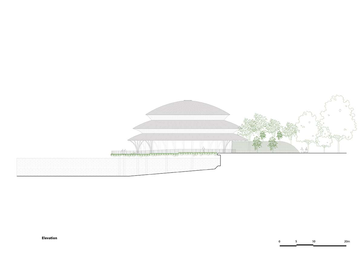 VTN Architects completes Vedana Restaurant in Vietnam, a tallest bamboo structure of the studio