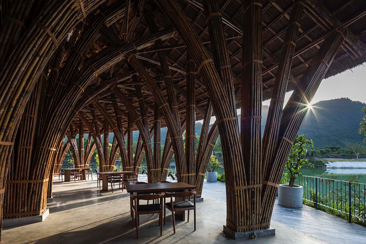 VTN Architects Completes Vedana Restaurant In Vietnam, A Tallest Bamboo ...