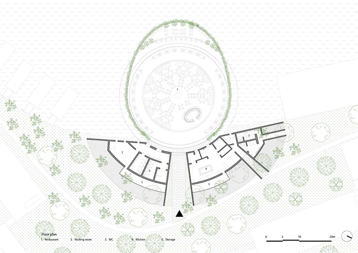 VTN Architects completes Vedana Restaurant in Vietnam, a tallest bamboo structure of the studio