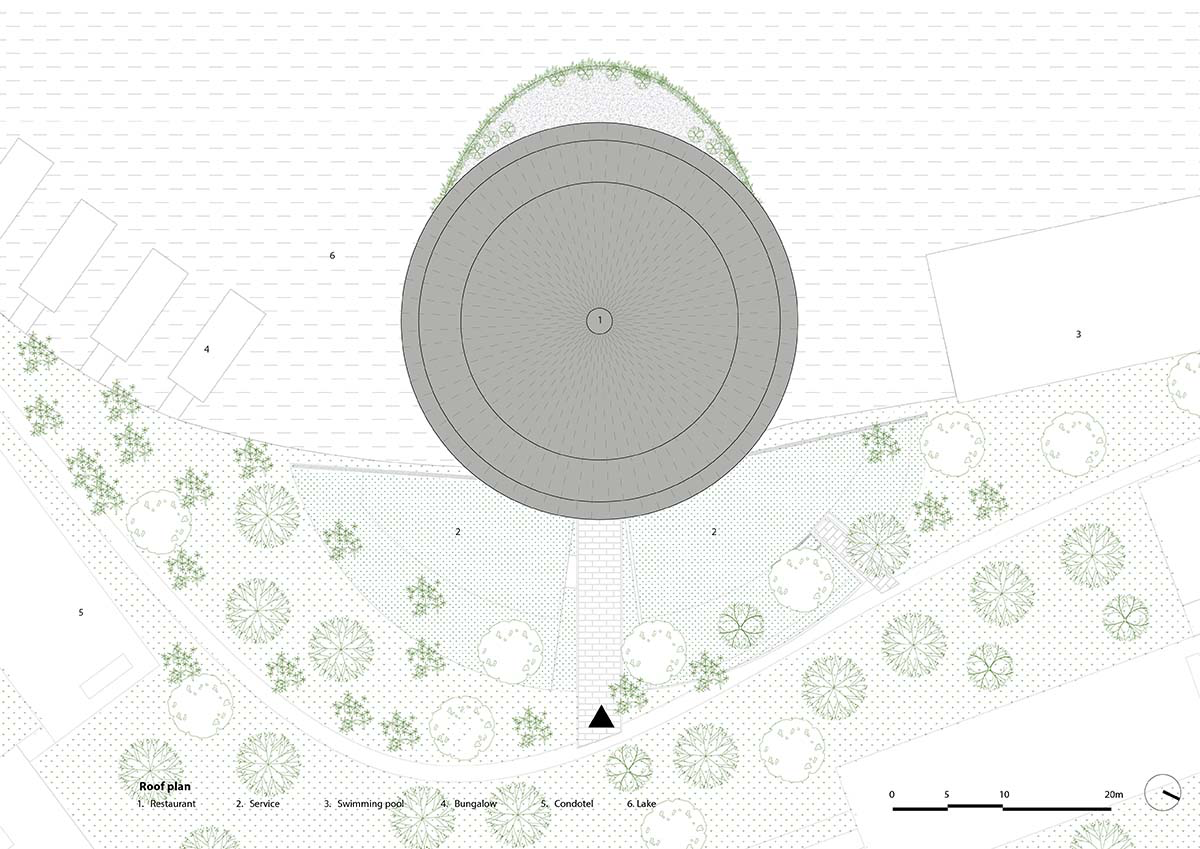 VTN Architects completes Vedana Restaurant in Vietnam, a tallest bamboo structure of the studio