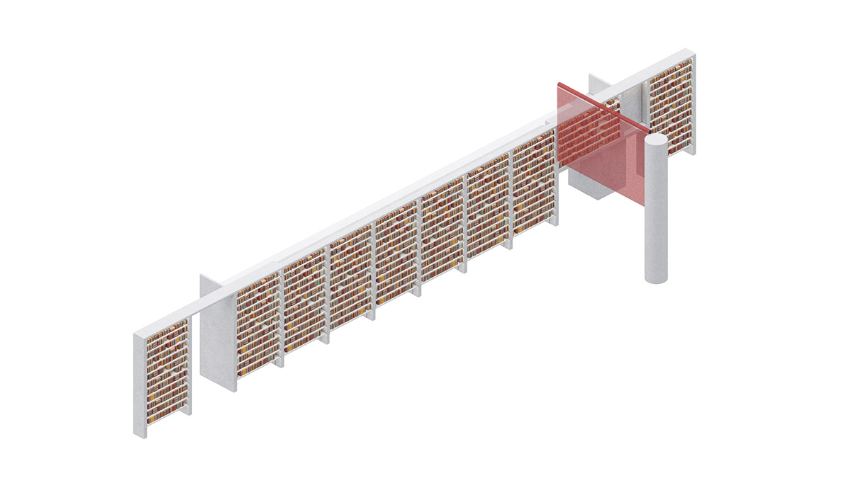 Wutopia Lab creates surprising interiors with cut-out forms in The Satori Harbor Library in Guangzhou