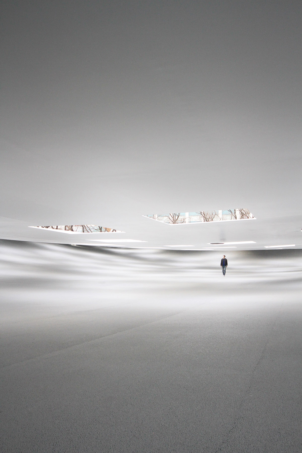 Junya Ishigami + Associates completes grand porous outdoor plaza for Kanagawa Institute of Technology