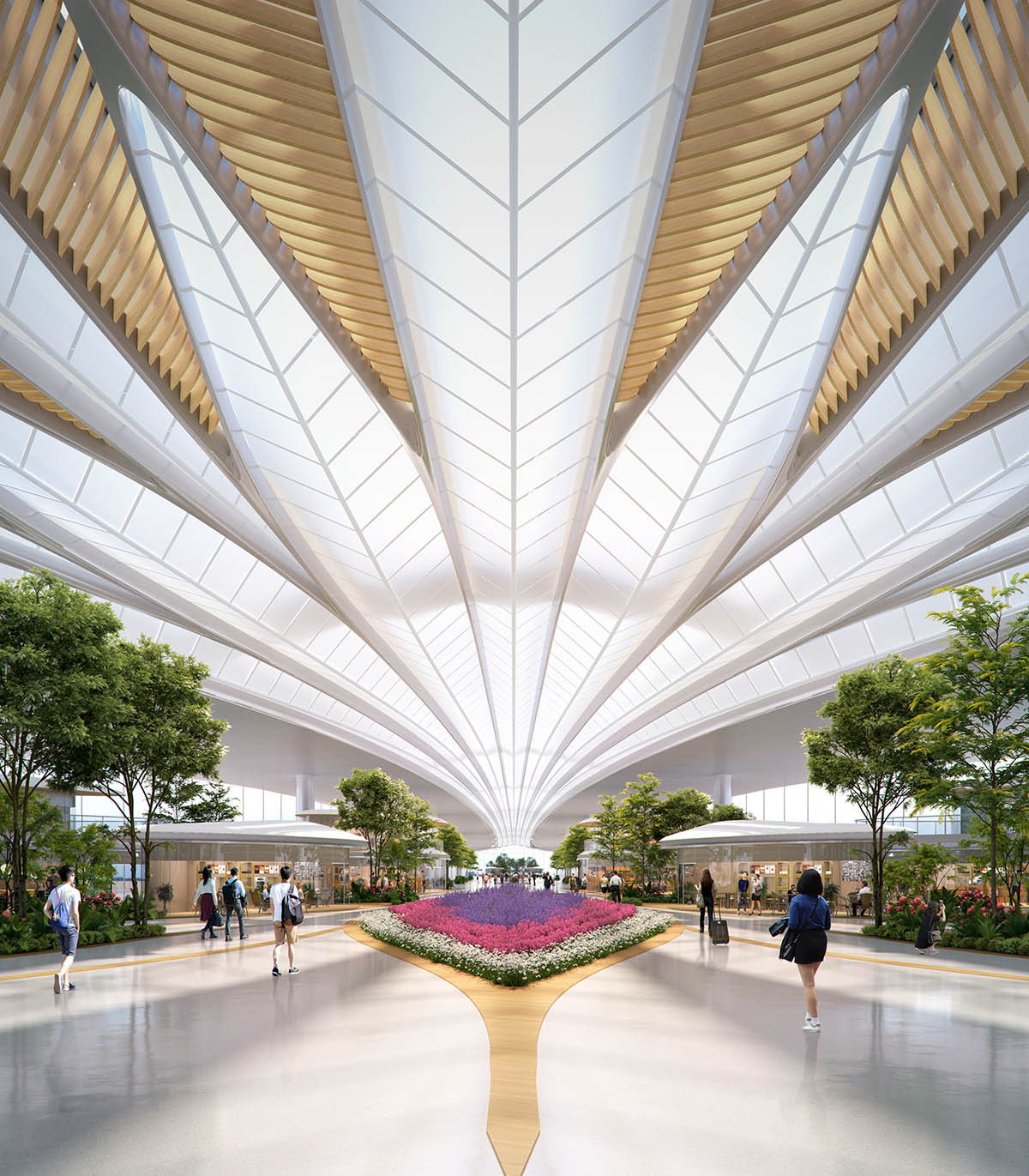 MAD Architects reveals design for Changchun Airport's new terminal resembling 