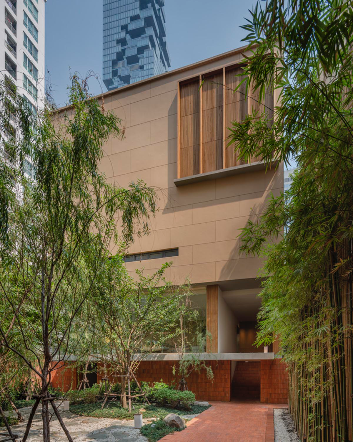 Sixseven Studio creates tranquil interiors for wellness center in Thailand inspired by Japanese art