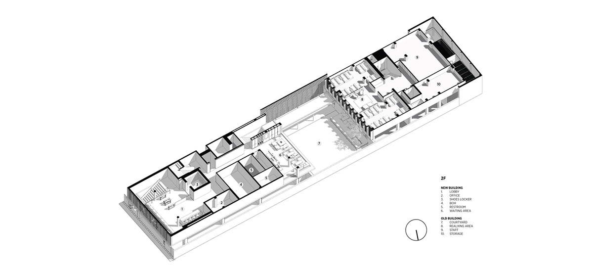 Sixseven Studio creates tranquil interiors for wellness center in Thailand inspired by Japanese art