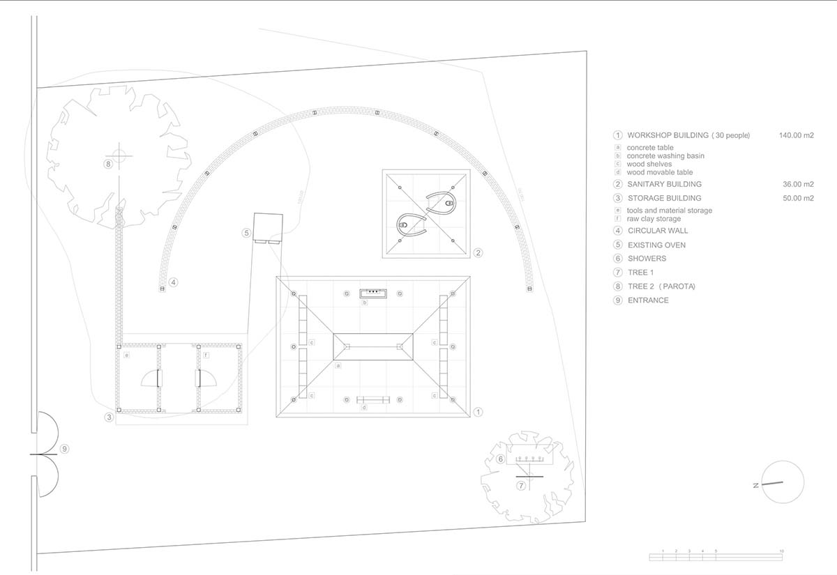 Álvaro Siza's Clay Pavilion in Mexico promotes knowledge and techniques of clay material