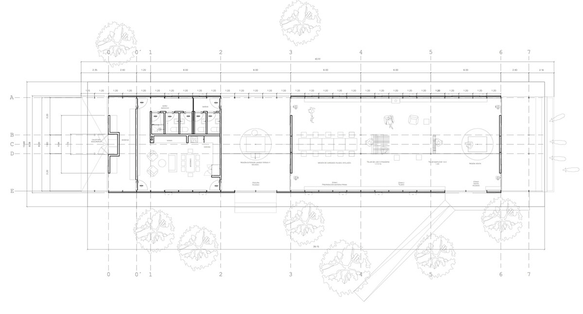 Demo Arquitectos wraps merino wool center pavilion with high-density polycarbonate panels in Chile