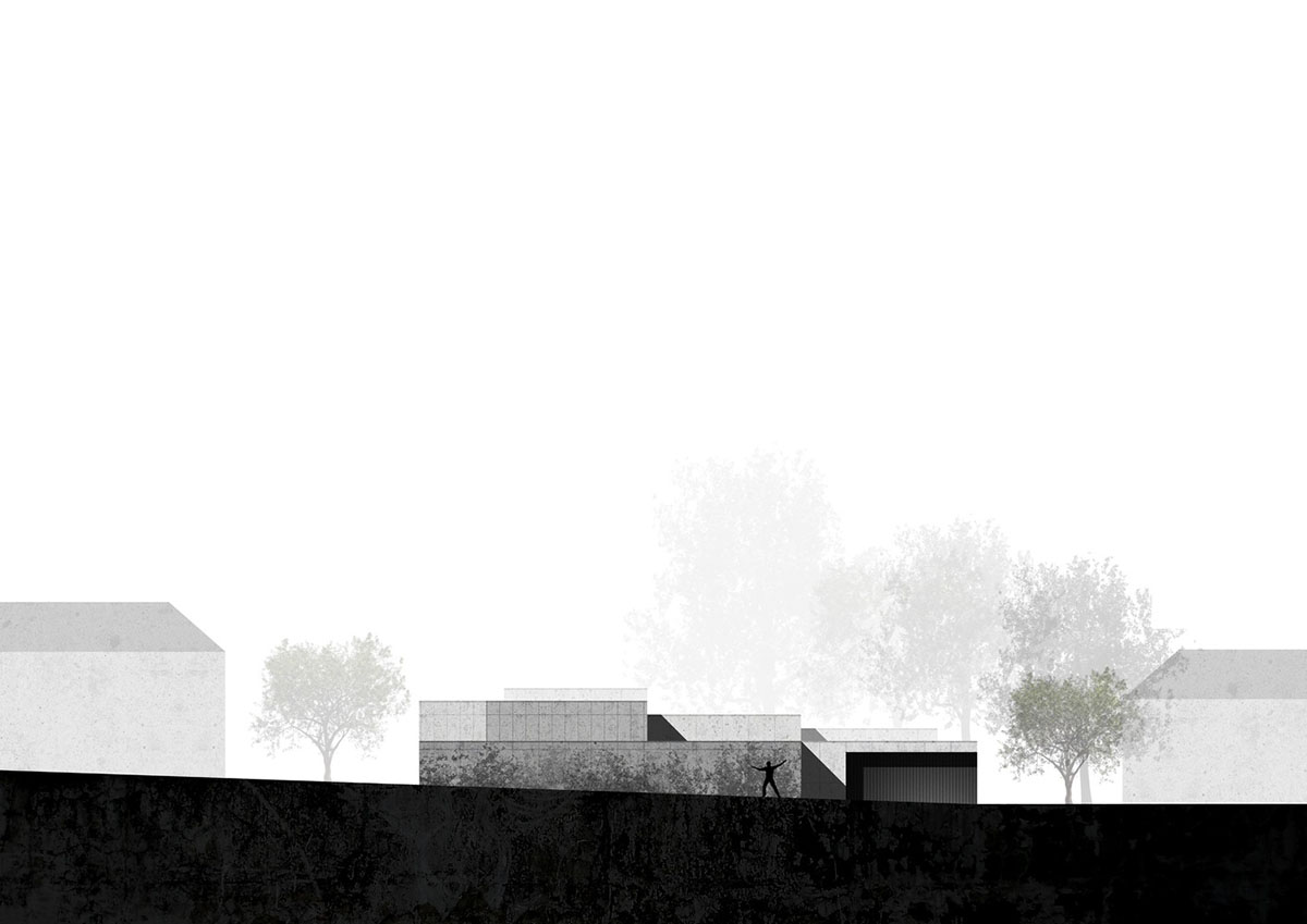 Raw Architecture Workshop interlocks concrete volumes for this family home in Lewes