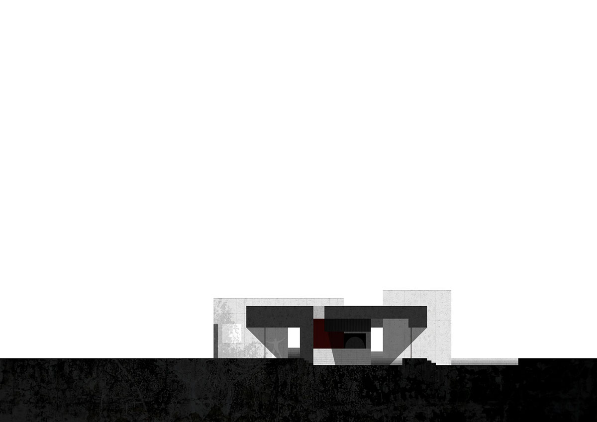 Raw Architecture Workshop interlocks concrete volumes for this family home in Lewes