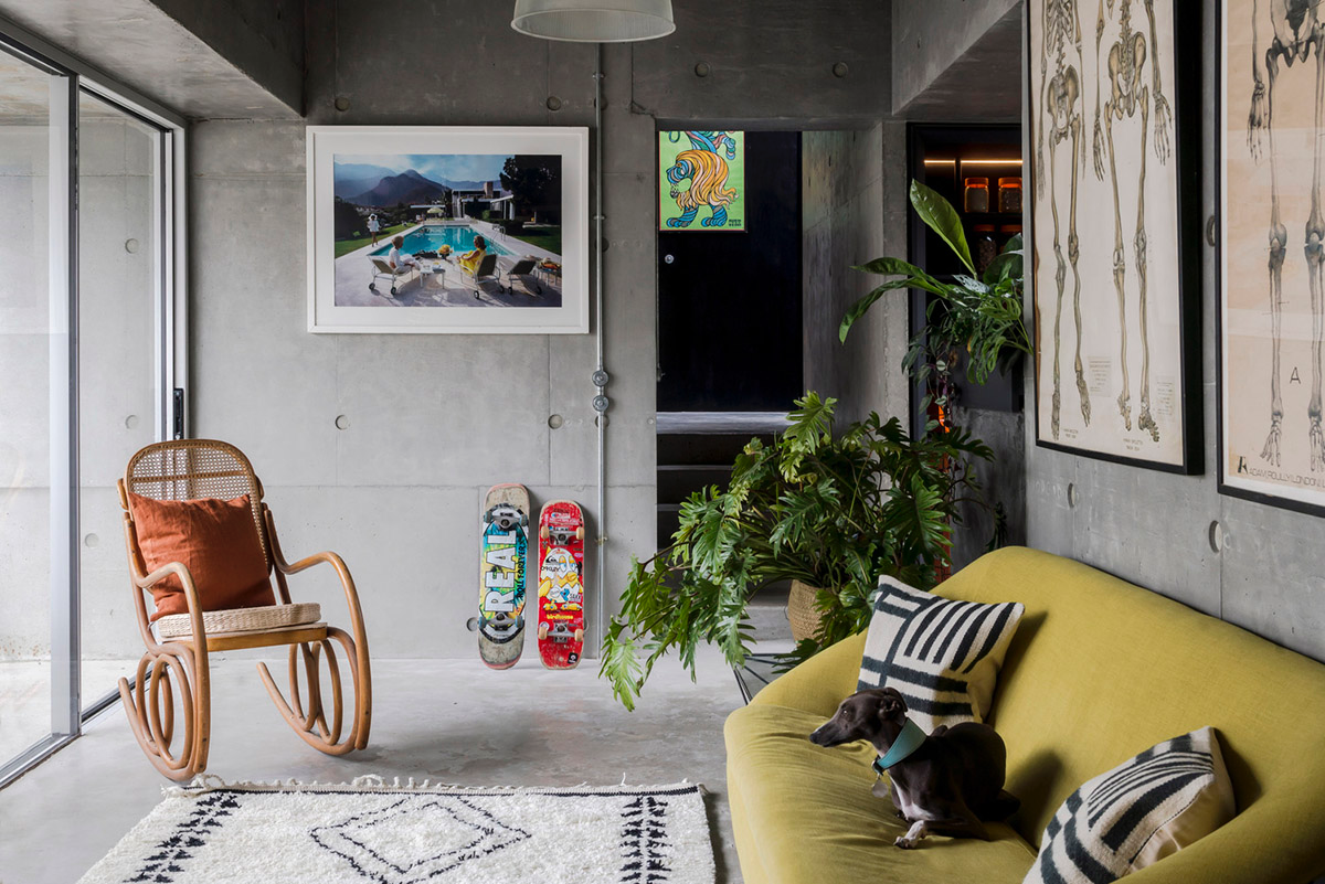 Raw Architecture Workshop interlocks concrete volumes for this family home in Lewes