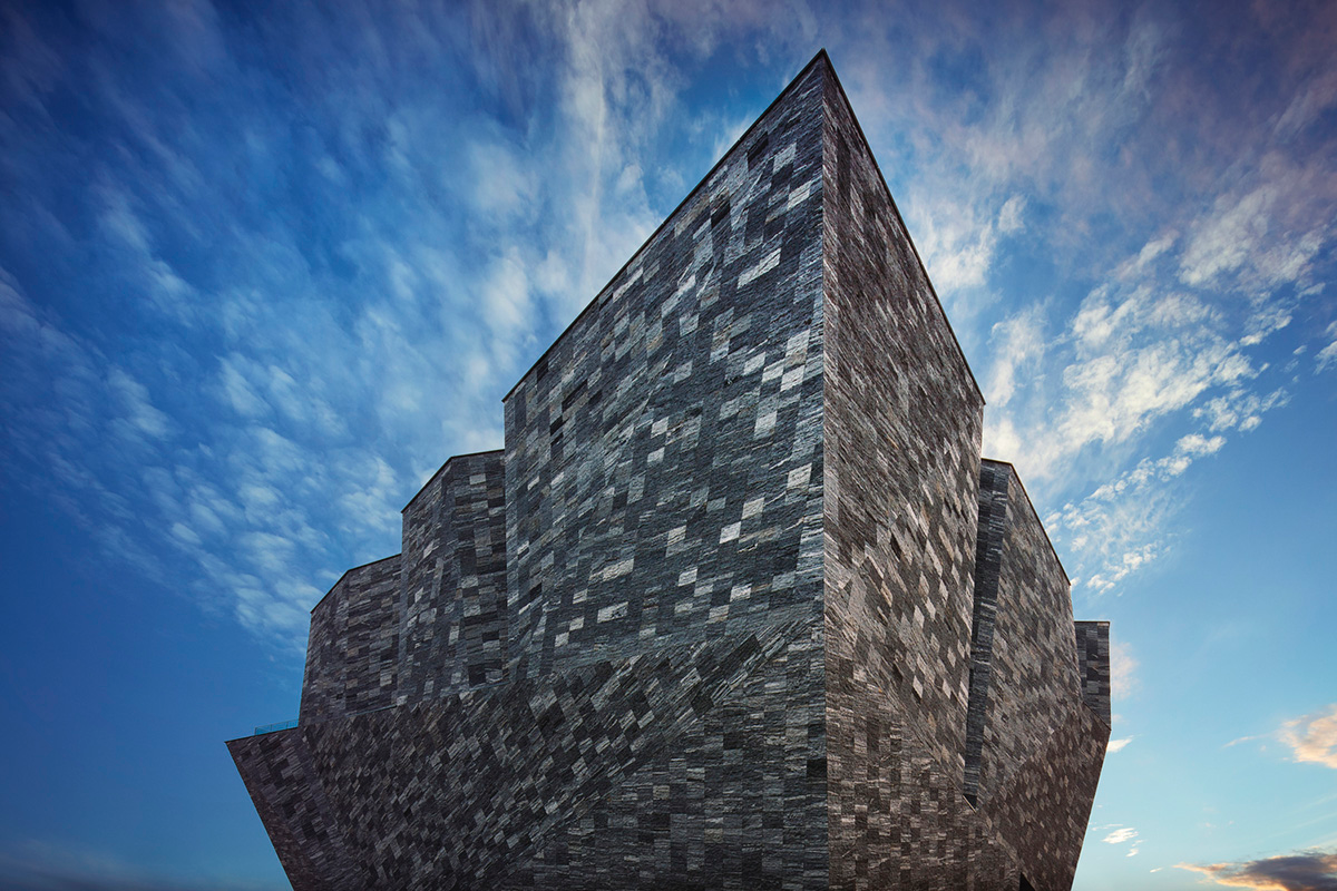 Kengo Kuma creates monolithic Kadokawa Culture Museum made of granite façade in Japan