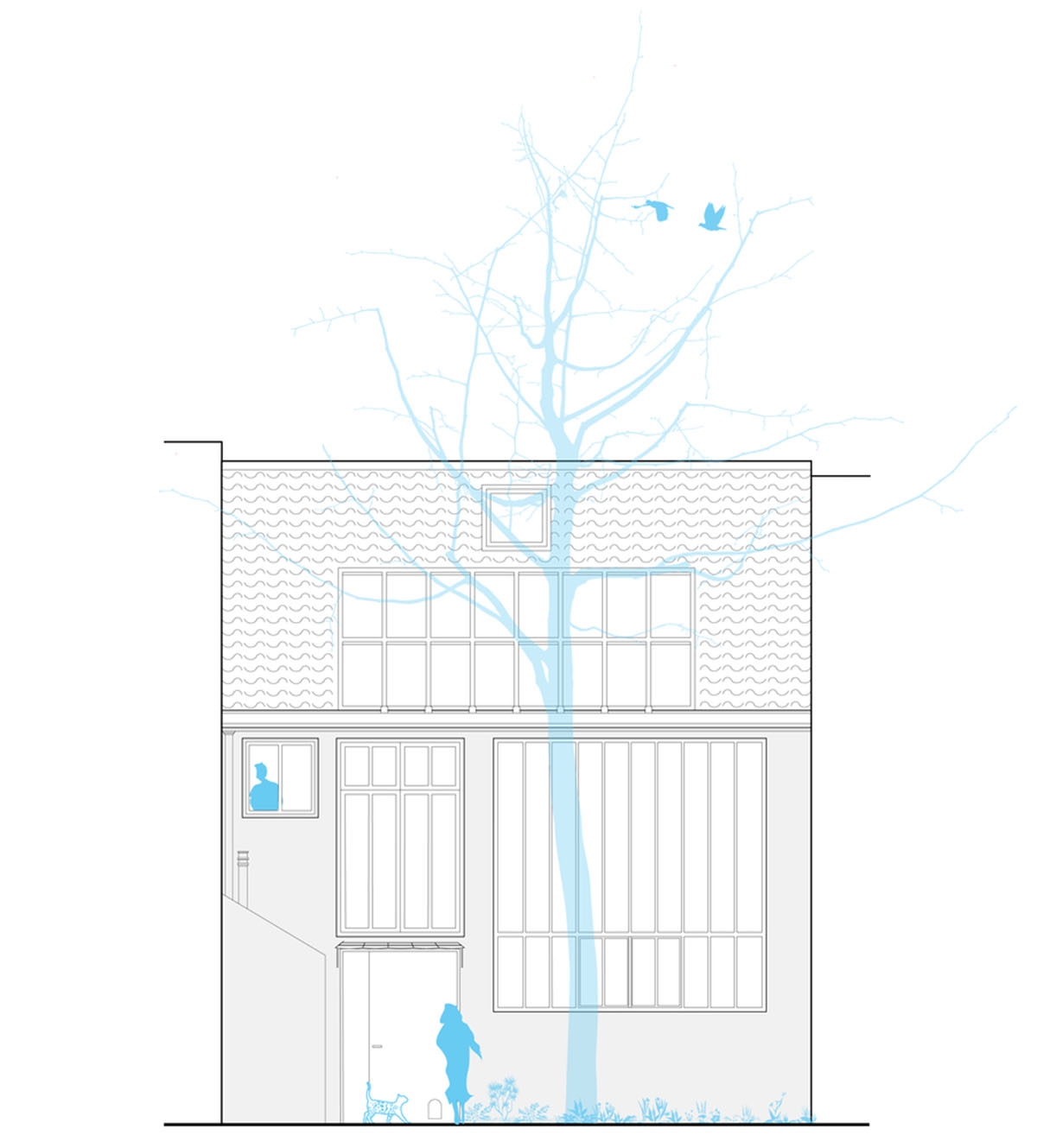 Jean Moulin Atelier-House features fairy tale-like and light-filled interiors by Atelier NEA in Paris