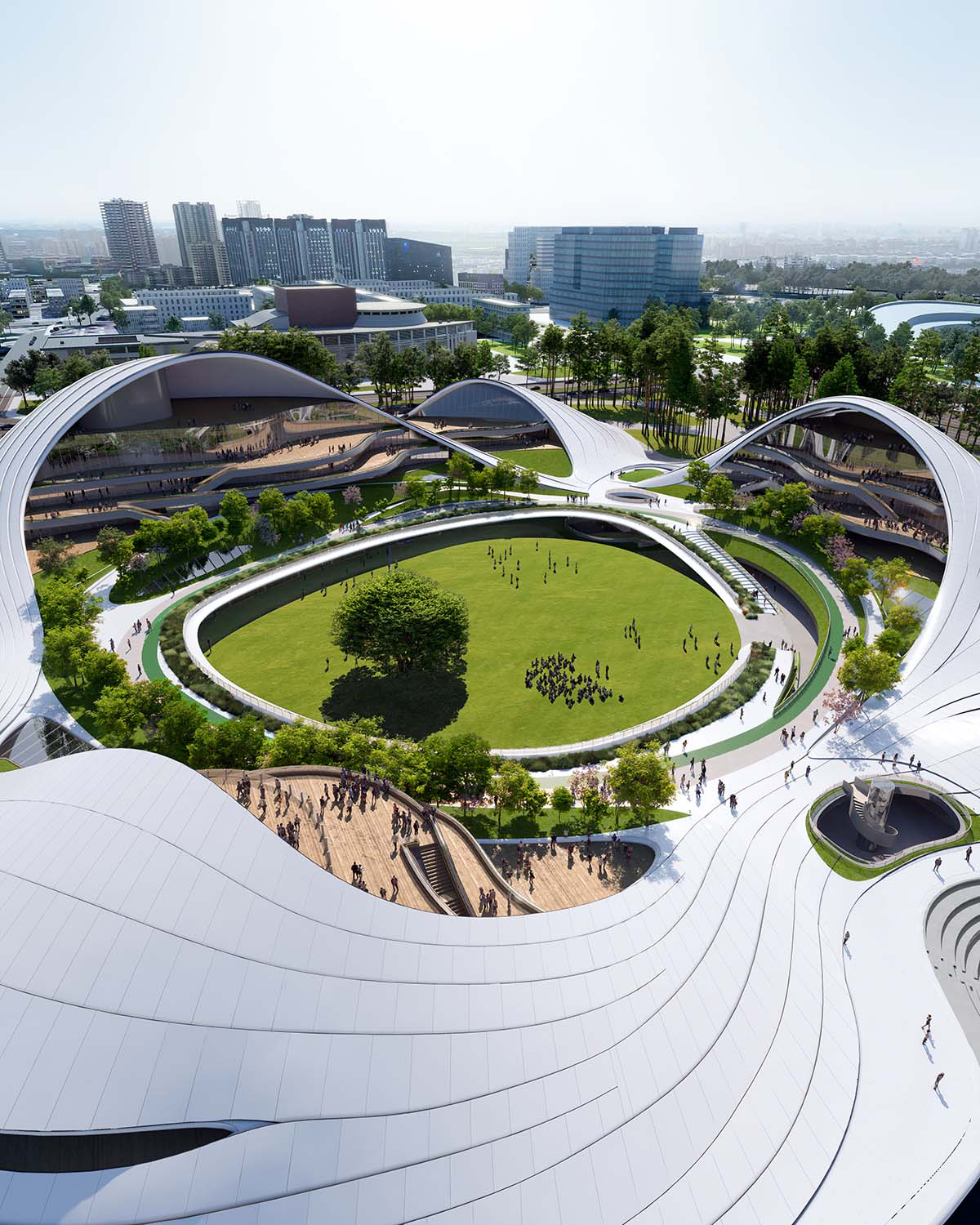 MAD releases design for Jiaxing Civic Center that creates