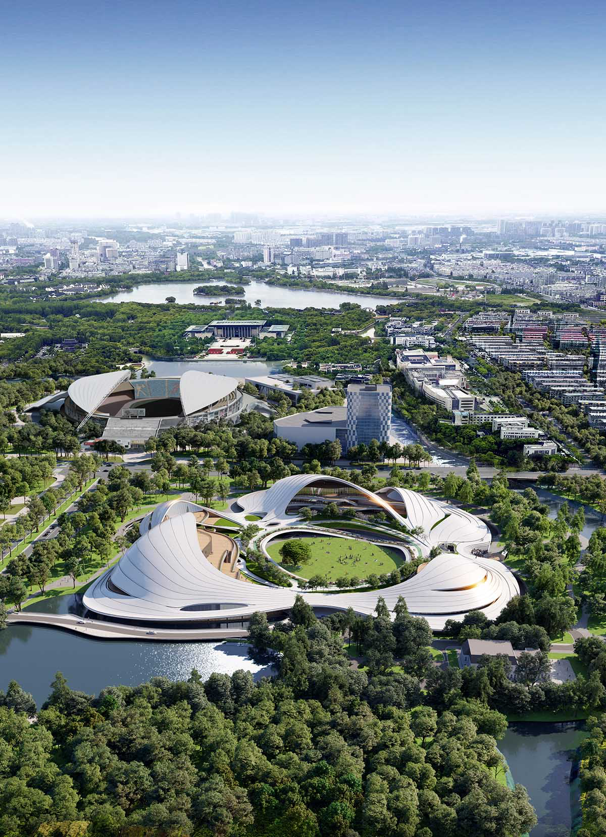 MAD releases design for Jiaxing Civic Center that creates