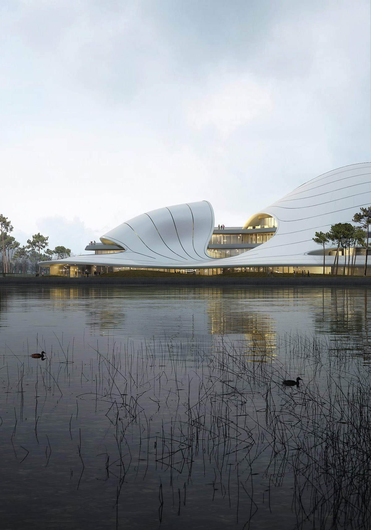 MAD releases design for Jiaxing Civic Center that creates