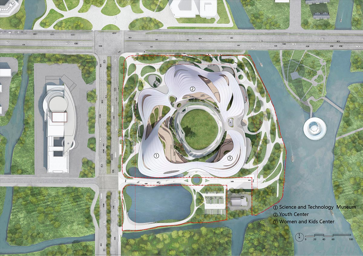 MAD releases design for Jiaxing Civic Center that creates