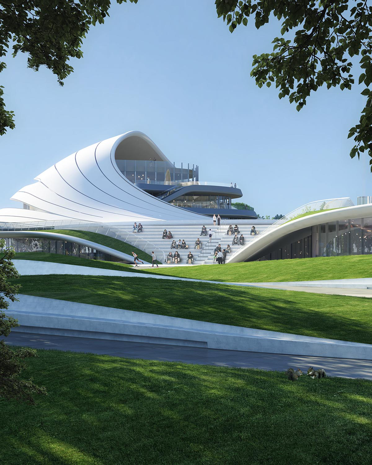 MAD releases design for Jiaxing Civic Center that creates