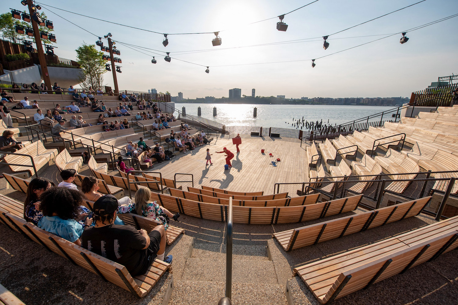 Heatherwick Studio's Floating 'Little Island' On The Hudson River Opens To The Public