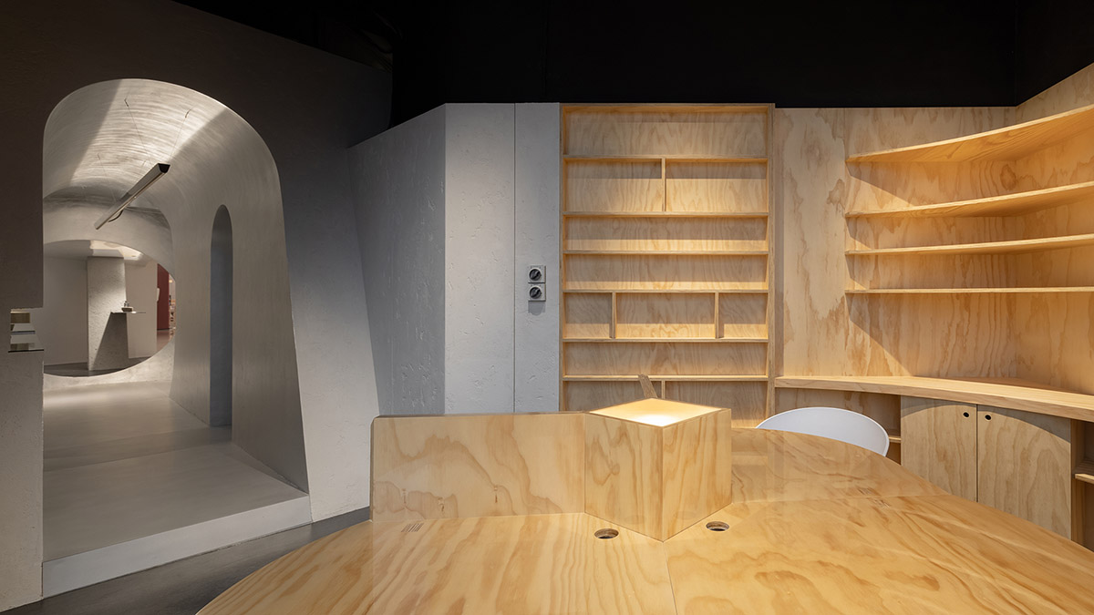 lialawlab completes retro-futuristic skincare centre in Hangzhou, China