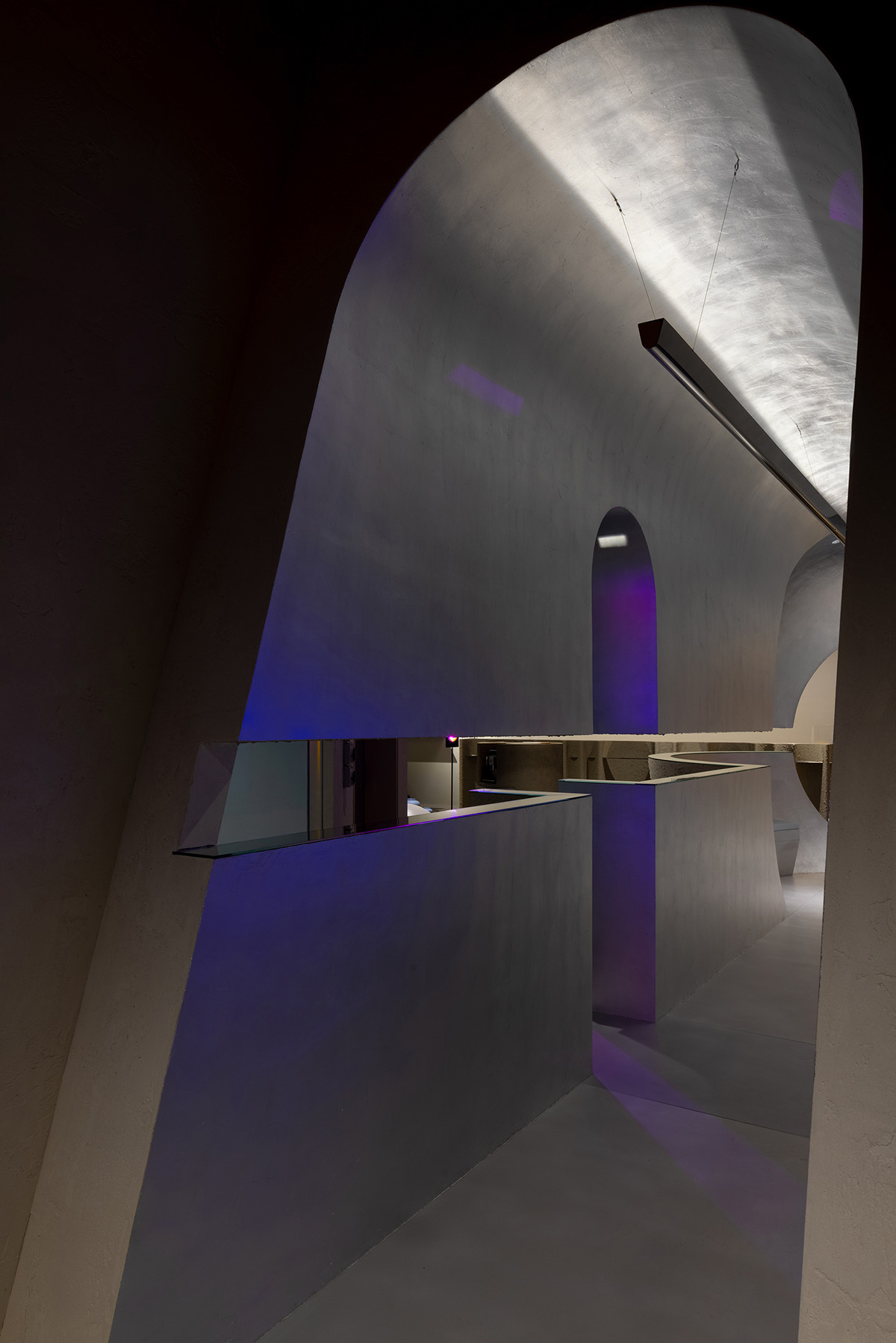 lialawlab completes retro-futuristic skincare centre in Hangzhou, China