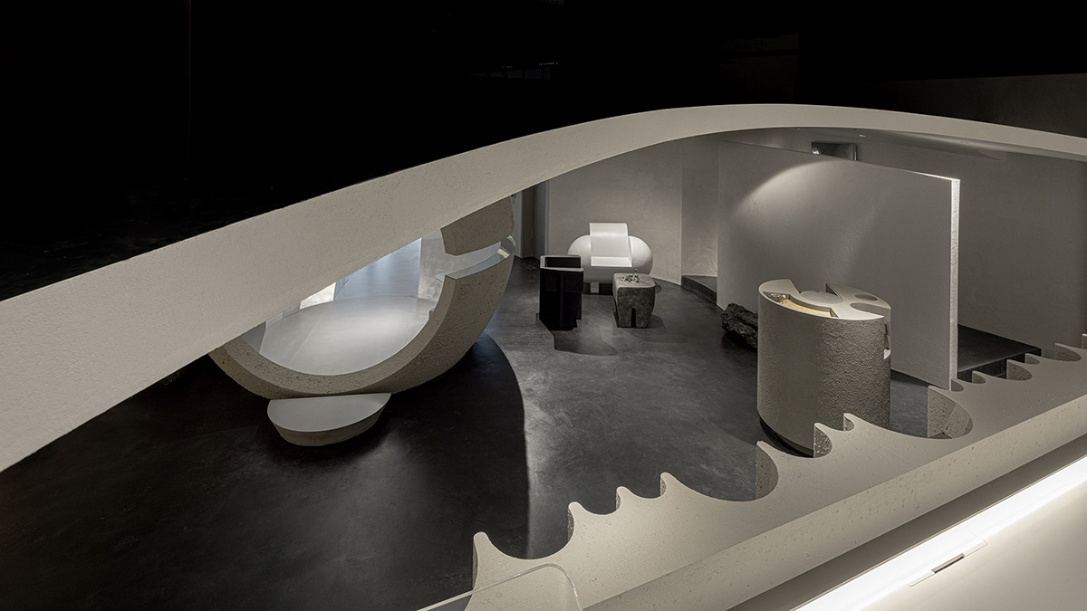 lialawlab completes retro-futuristic skincare centre in Hangzhou, China