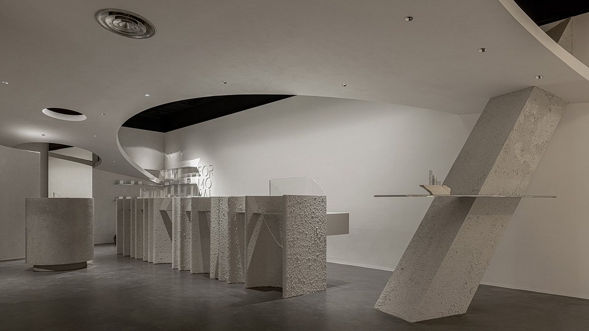 lialawlab completes retro-futuristic skincare centre in Hangzhou, China