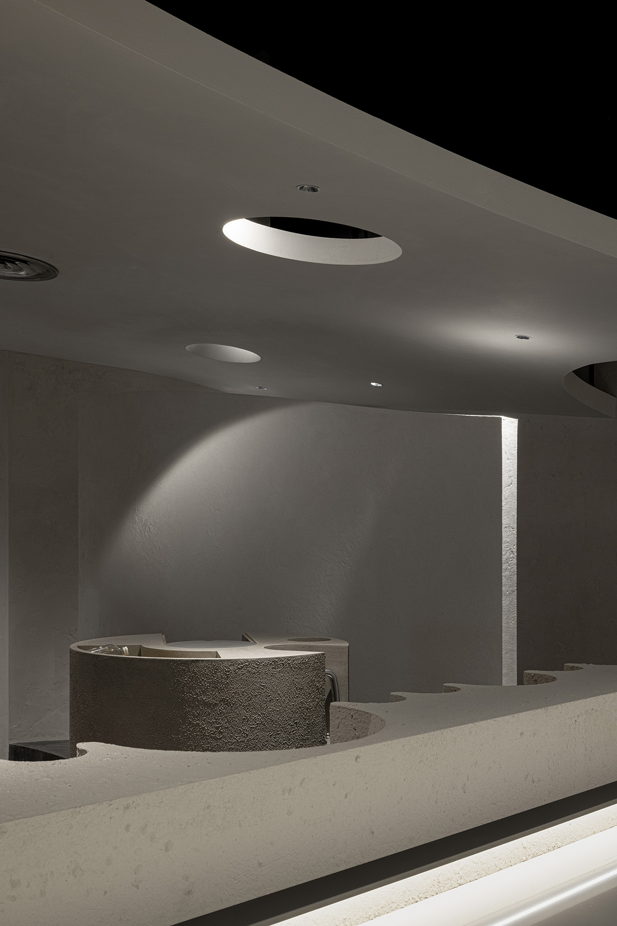 lialawlab completes retro-futuristic skincare centre in Hangzhou, China