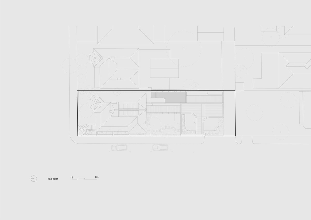 Studio Bright extends Ruckers Hill House with inverted Roman aqueduct in Northcote