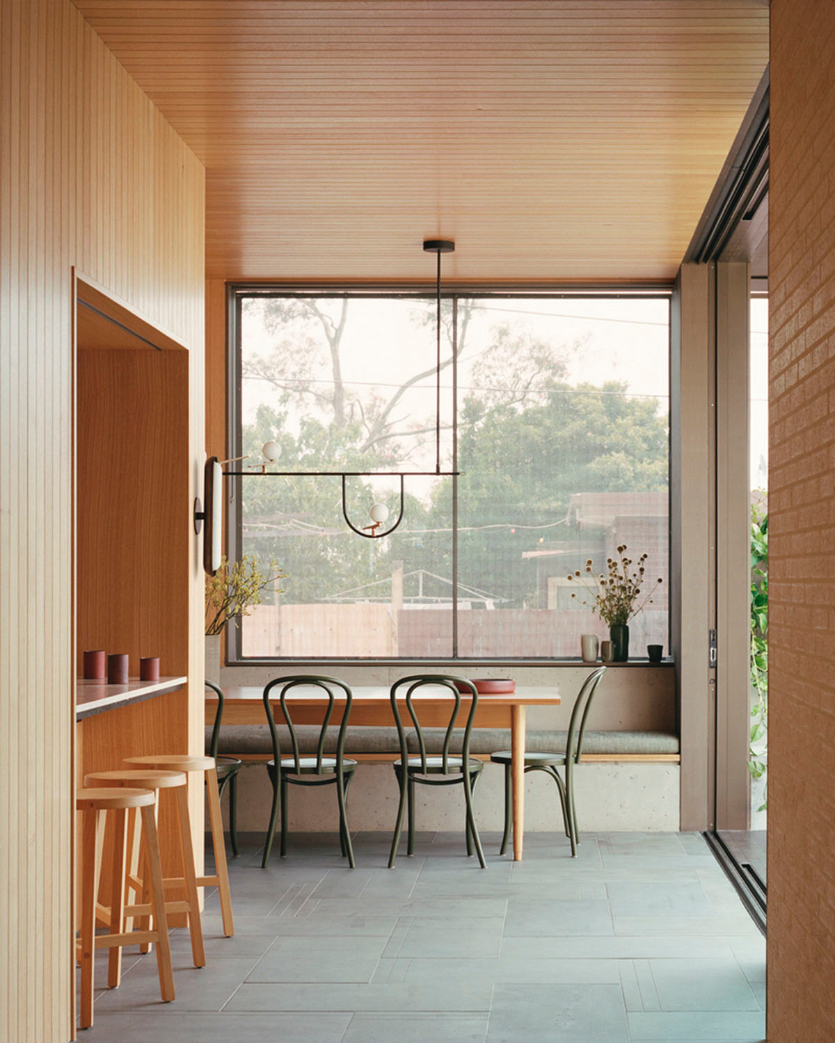 Studio Bright extends Ruckers Hill House with inverted Roman aqueduct in Northcote