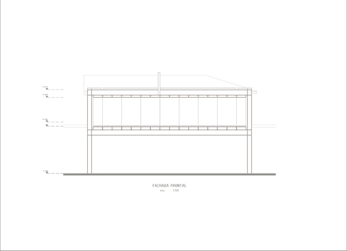 RAMA estudio built glazed retreat that sits on slope with minimal touch overlooking valley in Ecuador