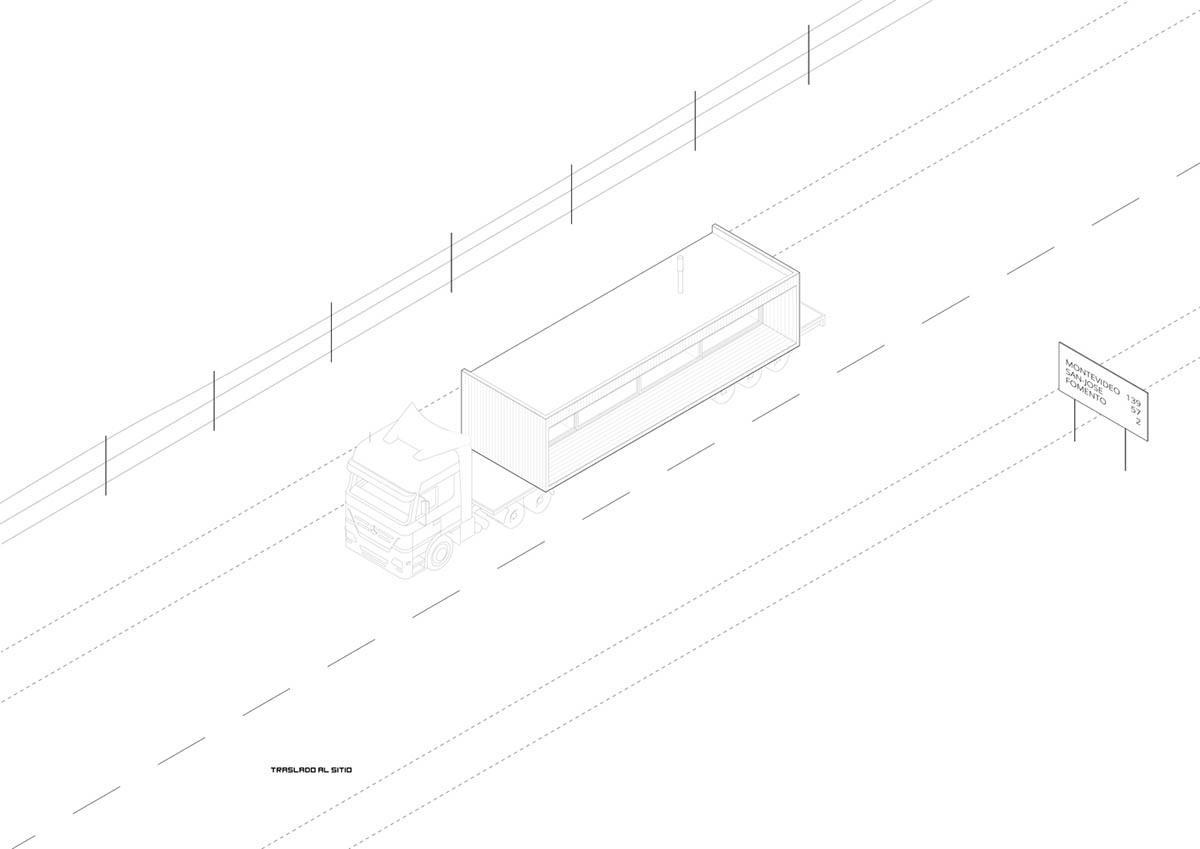 Black wooden cabin by iHouse estudio is an off-grid escape home in Uruguayan native forest